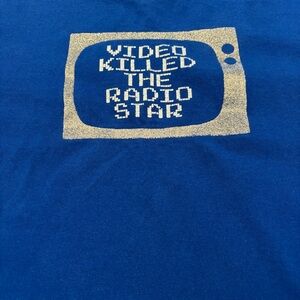 Vintage Video Killed The Radio Star Graphic T Shirt